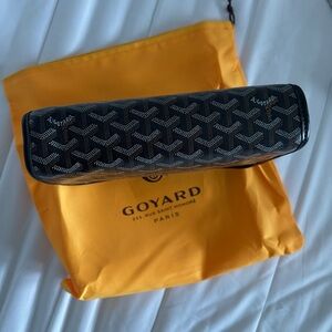 Goyard Black Goyardine Jouvence Toiletry Bag